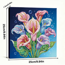 Lade das Bild in den Galerie-Viewer, Partial Pearl Painting mit Rahmen -25x25cm