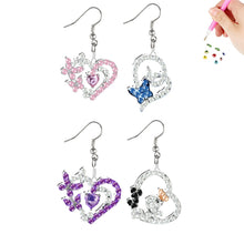 Lade das Bild in den Galerie-Viewer, 2 Paar Wassertropfen - DIY Diamant Painting Ohrringe Set