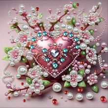 Lade das Bild in den Galerie-Viewer, Partial Pearl Painting mit Rahmen -30x30cm