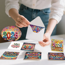 Lade das Bild in den Galerie-Viewer, 6 Stk./Set Küste - Diamant-Grußkarten