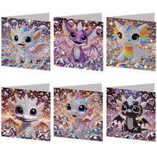 Lade das Bild in den Galerie-Viewer, 6 Stk./Set Küste - Diamant-Grußkarten
