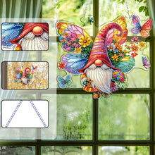 Lade das Bild in den Galerie-Viewer, Kobolde und Tulpen - Einseitig - Diamant-Anhänger