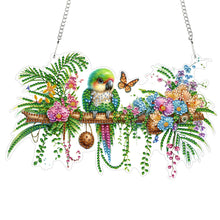 Lade das Bild in den Galerie-Viewer, Kobolde und Tulpen - Einseitig - Diamant-Anhänger