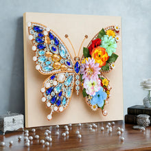 Lade das Bild in den Galerie-Viewer, Schmetterling-B - Diamant-Kerzenhalter - Diamant-Tischornament