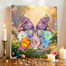 Lade das Bild in den Galerie-Viewer, Schmetterling-B - Diamant-Kerzenhalter - Diamant-Tischornament