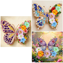 Lade das Bild in den Galerie-Viewer, Schmetterling-B - Diamant-Kerzenhalter - Diamant-Tischornament