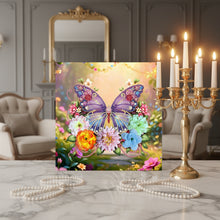Lade das Bild in den Galerie-Viewer, Schmetterling-B - Diamant-Kerzenhalter - Diamant-Tischornament