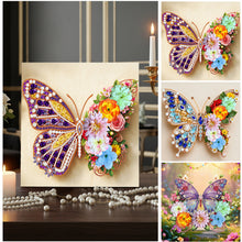 Lade das Bild in den Galerie-Viewer, Schmetterling-B - Diamant-Kerzenhalter - Diamant-Tischornament