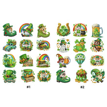 Lade das Bild in den Galerie-Viewer, 12 Stk./Set Happy St. Patrick's Day - Diamant Painting Kühlschrankmagnet