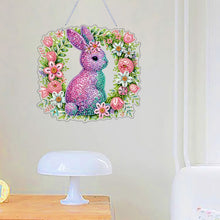 Lade das Bild in den Galerie-Viewer, Osterhase-A - Einseitig - Diamant-Anhänger