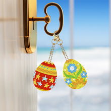 Lade das Bild in den Galerie-Viewer, 6 Stk./Set Ostern - Beidseitig - Diamant-Schlüsselanhänger