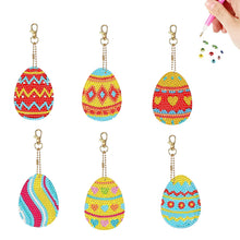Lade das Bild in den Galerie-Viewer, 6 Stk./Set Ostern - Beidseitig - Diamant-Schlüsselanhänger