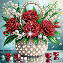 Lade das Bild in den Galerie-Viewer, Blumenstrauß aus Rosen- Special Diamond Painting-30x30cm