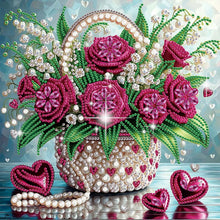 Lade das Bild in den Galerie-Viewer, Blumenstrauß aus Rosen- Special Diamond Painting-30x30cm
