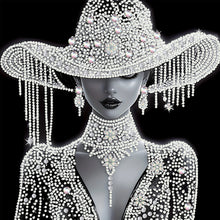 Lade das Bild in den Galerie-Viewer, Elegante Schönheit-Special Diamond Painting-30x30cm