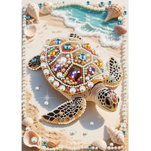 Lade das Bild in den Galerie-Viewer, Sea Turtle-Partial Special Diamond Painting-30x40cm