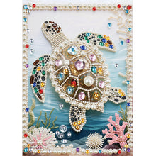 Lade das Bild in den Galerie-Viewer, Sea Turtle-Partial Special Diamond Painting-30x40cm