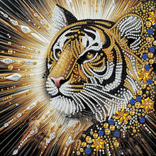 Lade das Bild in den Galerie-Viewer, Tiger-Partial Special Diamond Painting-30x30cm