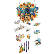 Lade das Bild in den Galerie-Viewer, Garten-Bienen - Sonnenfänger Fensterhänger Diamant-Windspiel