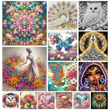 Lade das Bild in den Galerie-Viewer, Good Morning-Partial Pearl Painting Kit with Frame-25x25cm