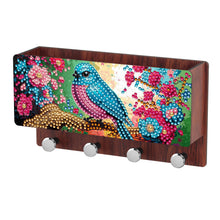 Lade das Bild in den Galerie-Viewer, Blumen und Vögel - Diamantkunst-Wandhaken