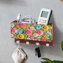 Lade das Bild in den Galerie-Viewer, Blumen und Vögel - Diamantkunst-Wandhaken