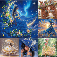 Lade das Bild in den Galerie-Viewer, Schönheit-Special Diamond Painting-30x30cm