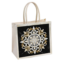Lade das Bild in den Galerie-Viewer, Goldenes Mandala - Diamant-Umhängetasche mit Kette