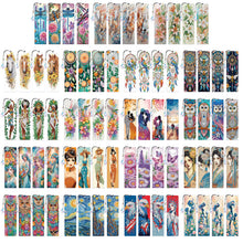 Lade das Bild in den Galerie-Viewer, 4 Stk./Set Gelbe Blumen und Pferd - Diamant-Lesezeichen
