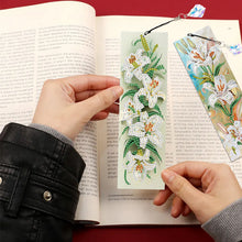 Lade das Bild in den Galerie-Viewer, 4 Stk./Set Gelbe Blumen und Pferd - Diamant-Lesezeichen