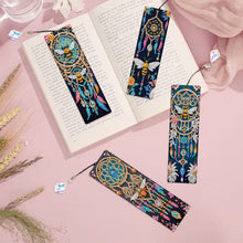 Lade das Bild in den Galerie-Viewer, 4 Stk./Set Gelbe Blumen und Pferd - Diamant-Lesezeichen