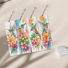 Lade das Bild in den Galerie-Viewer, 4 Stk./Set Gelbe Blumen und Pferd - Diamant-Lesezeichen