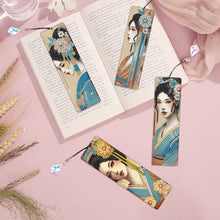 Lade das Bild in den Galerie-Viewer, 4 Stk./Set Gelbe Blumen und Pferd - Diamant-Lesezeichen