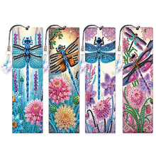 Lade das Bild in den Galerie-Viewer, 4 Stk./Set Gelbe Blumen und Pferd - Diamant-Lesezeichen