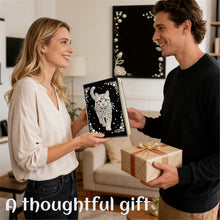 Lade das Bild in den Galerie-Viewer, Blumen und Katze - DIY Diamant Painting Notizbuch 50 Seiten