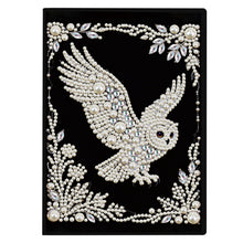 Lade das Bild in den Galerie-Viewer, Blumen und Katze - DIY Diamant Painting Notizbuch 50 Seiten