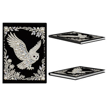 Lade das Bild in den Galerie-Viewer, Blumen und Katze - DIY Diamant Painting Notizbuch 50 Seiten