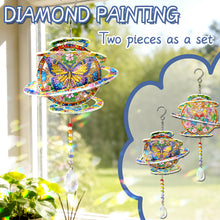 Lade das Bild in den Galerie-Viewer, 2 Stk./Set Kolibris und Schmetterlinge - Sonnenfänger Fensterhänger Diamant-Windspiel