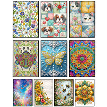 Lade das Bild in den Galerie-Viewer, Mandala - DIY Diamant Painting Notizbuch 50 Seiten