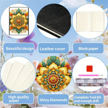 Lade das Bild in den Galerie-Viewer, Mandala - DIY Diamant Painting Notizbuch 50 Seiten