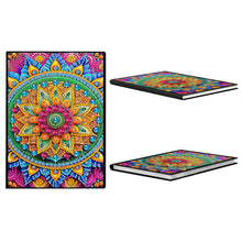 Lade das Bild in den Galerie-Viewer, Mandala - DIY Diamant Painting Notizbuch 50 Seiten