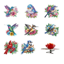 Lade das Bild in den Galerie-Viewer, 8 Stk./Set Libelle - Diamant-Kerzenhalter - Diamant-Tischornament