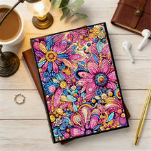 Lade das Bild in den Galerie-Viewer, Schmetterlinge und Rosen - DIY Diamant Painting Notizbuch 50 Seiten
