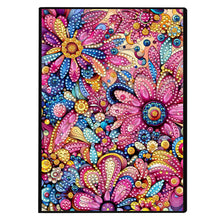 Lade das Bild in den Galerie-Viewer, Schmetterlinge und Rosen - DIY Diamant Painting Notizbuch 50 Seiten