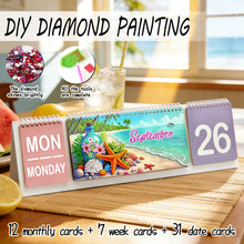 Lade das Bild in den Galerie-Viewer, Blume - Diamant-Papier-Tischkalender