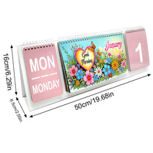 Lade das Bild in den Galerie-Viewer, Blume - Diamant-Papier-Tischkalender