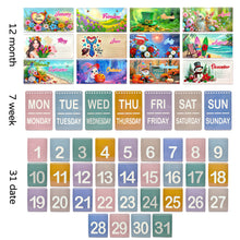 Lade das Bild in den Galerie-Viewer, Blume - Diamant-Papier-Tischkalender