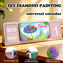 Lade das Bild in den Galerie-Viewer, Blume - Diamant-Papier-Tischkalender
