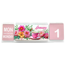 Lade das Bild in den Galerie-Viewer, Blume - Diamant-Papier-Tischkalender
