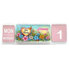 Lade das Bild in den Galerie-Viewer, Blume - Diamant-Papier-Tischkalender